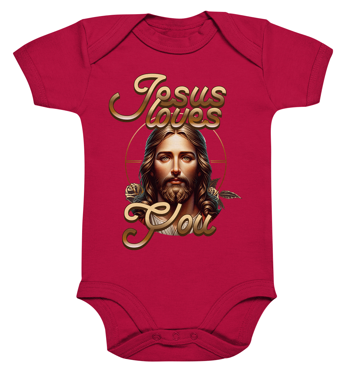 Jesus Loves You - Organic Baby Bodysuit