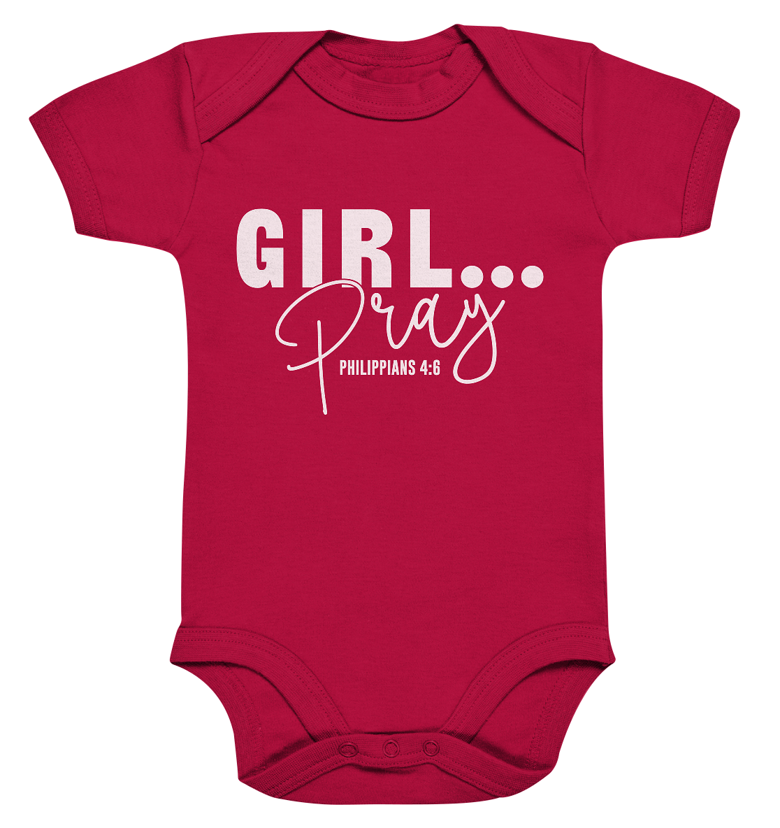 Girl. Pray. - Organic Baby Bodysuit