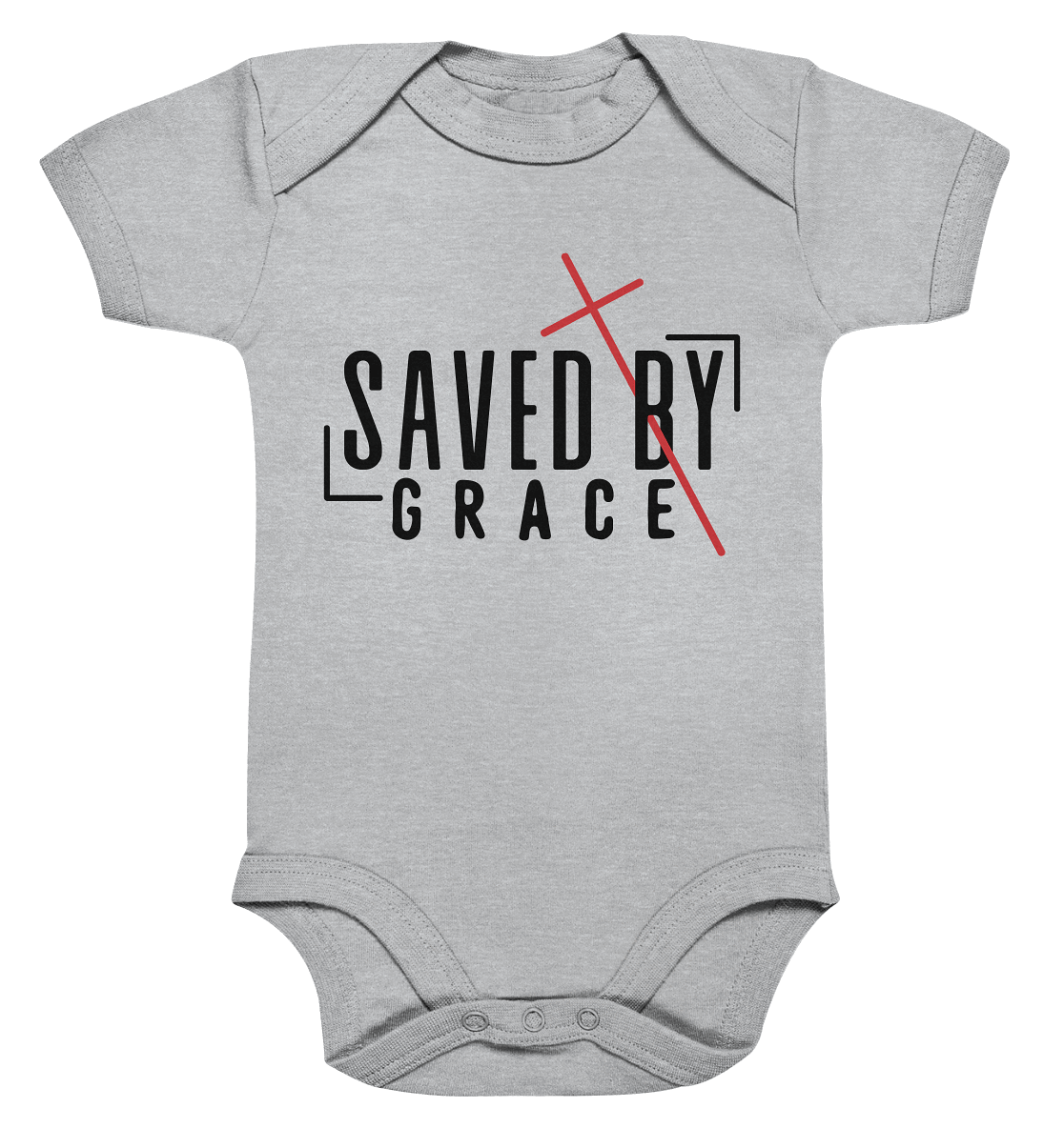 Saved by Grace – Ein kraftvolles Statement des Glaubens - Organic Baby Bodysuit