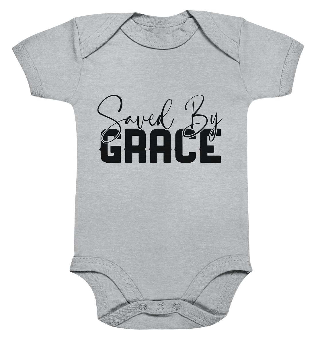 Saved by Grace – Ein kraftvolles Glaubensstatement - Organic Baby Bodysuit