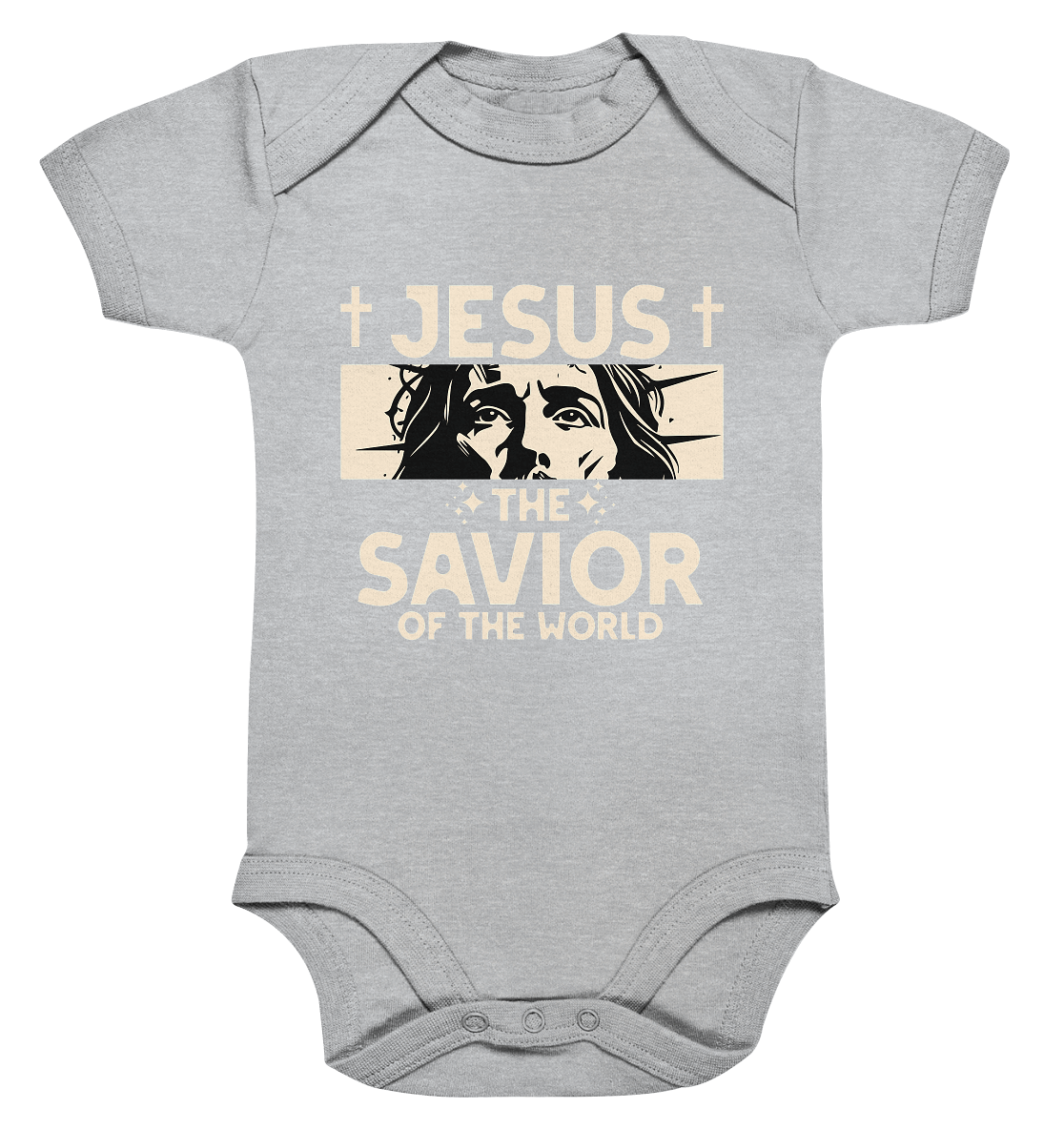 Jesus – The Savior of the World - Organic Baby Bodysuit