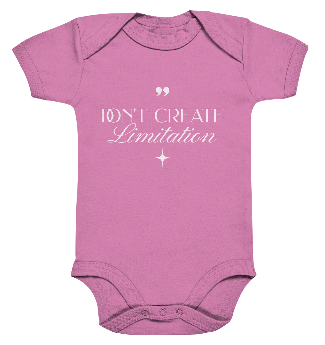 Don’t Create Limitations - Organic Baby Bodysuit