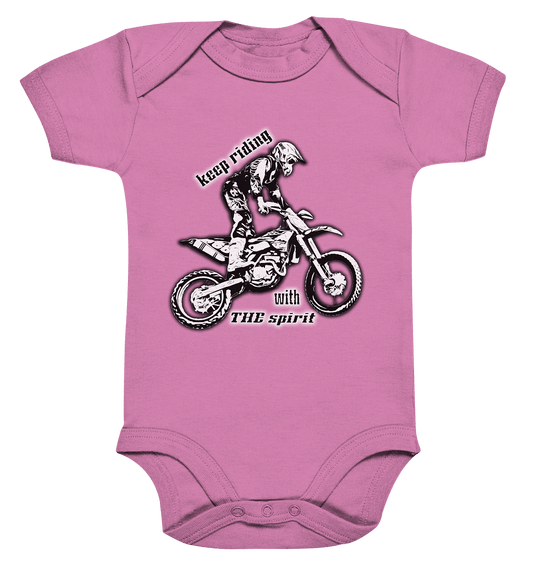 Keep Riding with the Holy Spirit - Organic Baby Bodysuit