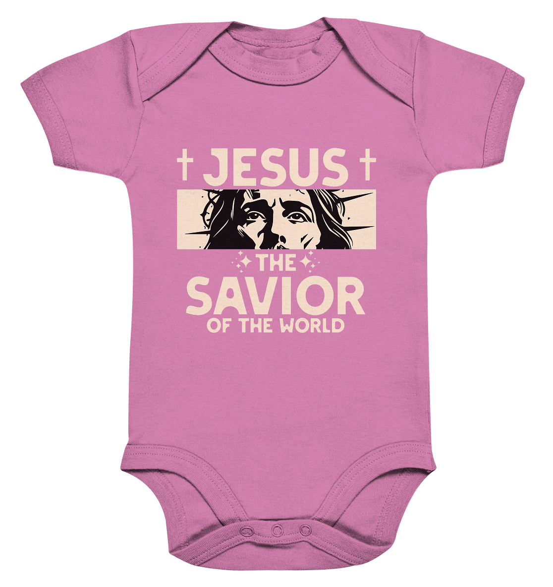 Jesus – The Savior of the World - Organic Baby Bodysuit