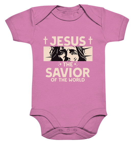 Jesus – The Savior of the World - Organic Baby Bodysuit