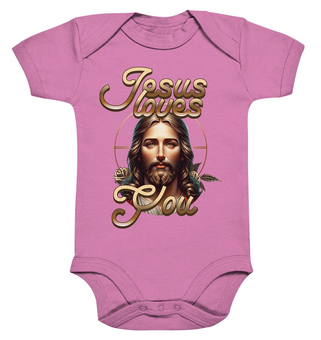 Jesus Loves You - Organic Baby Bodysuit