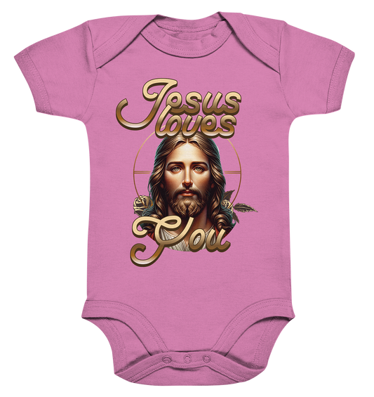 Jesus Loves You - Organic Baby Bodysuit