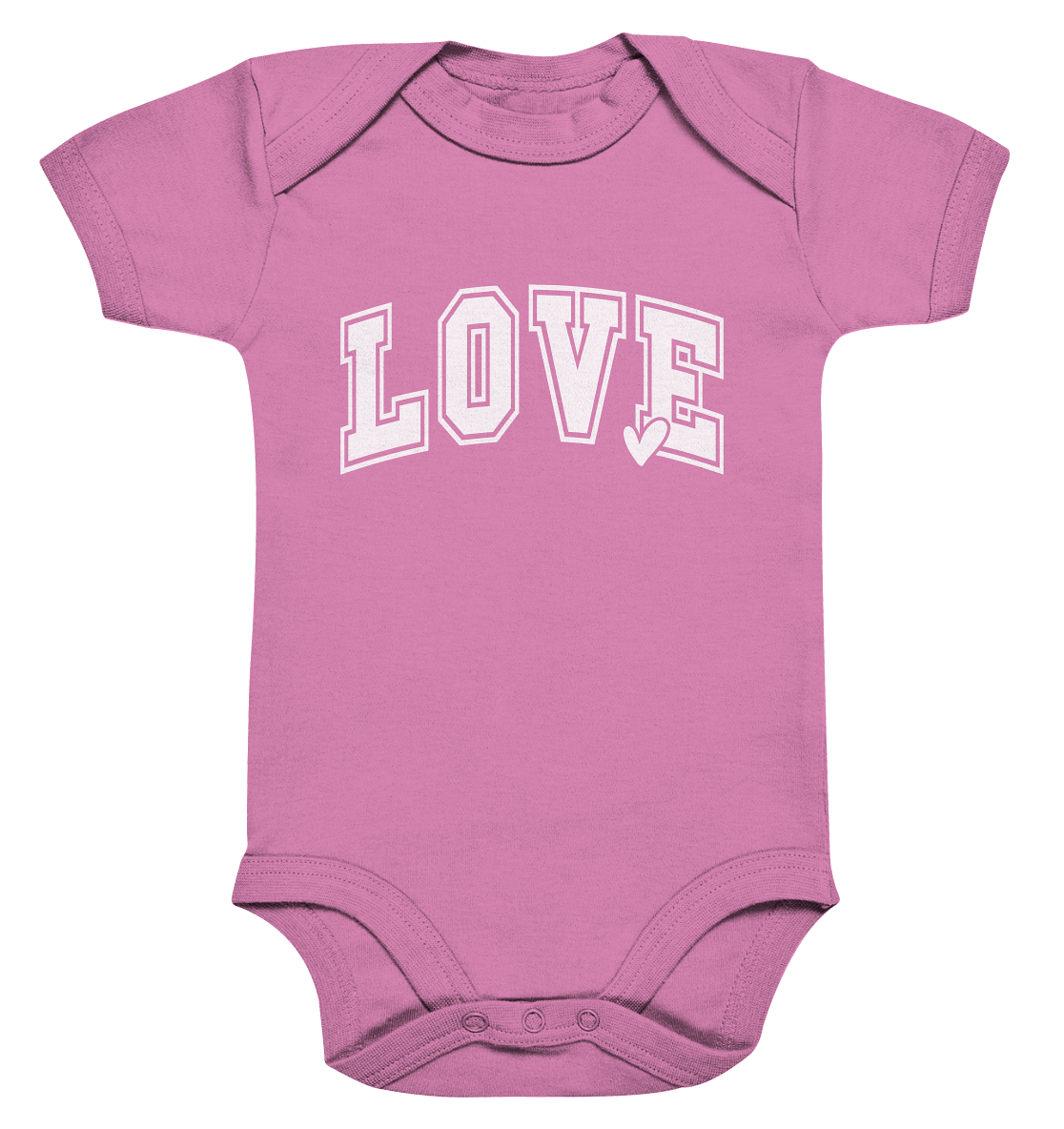 "Love" – das Design, das Herzen spricht! - Organic Baby Bodysuit