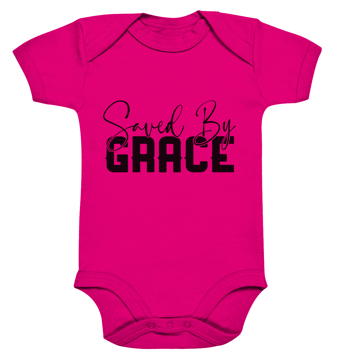 Saved by Grace – Ein kraftvolles Glaubensstatement - Organic Baby Bodysuit