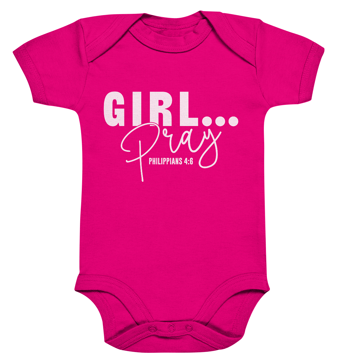 Girl. Pray. - Organic Baby Bodysuit