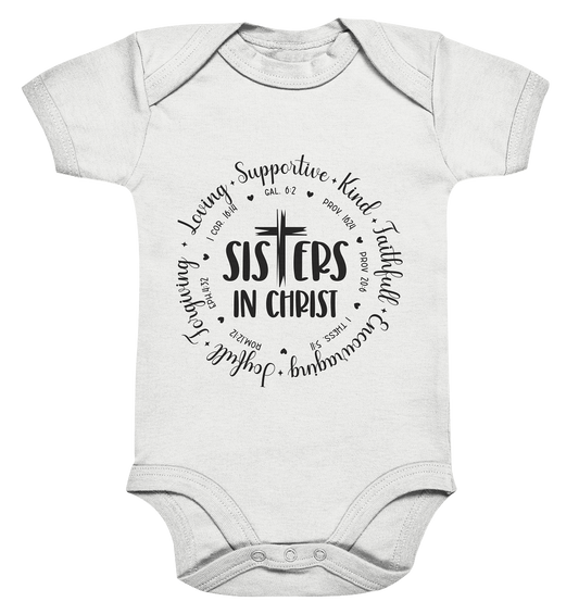 Sisters in Christ - Organic Baby Bodysuit