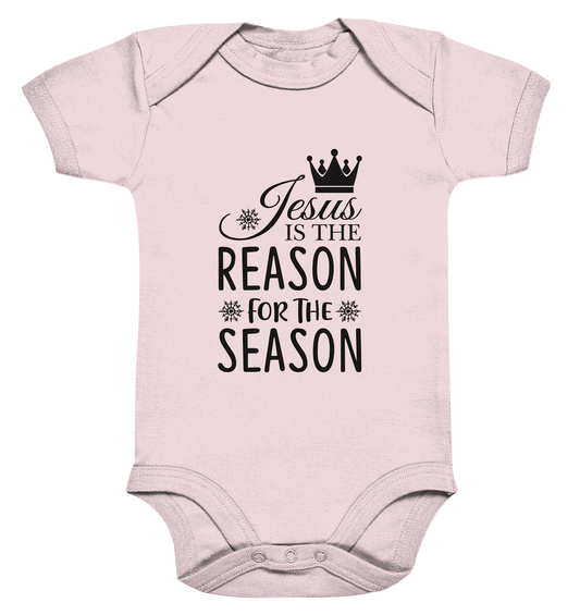 Jesus – Der Grund für die Weihnachtszeit - Organic Baby Bodysuit