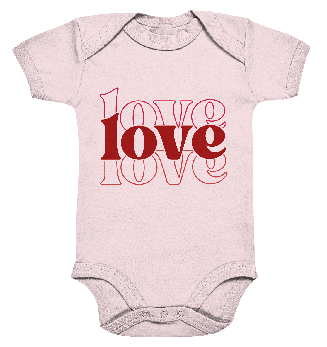 Love – Die größte Kraft - Organic Baby Bodysuit