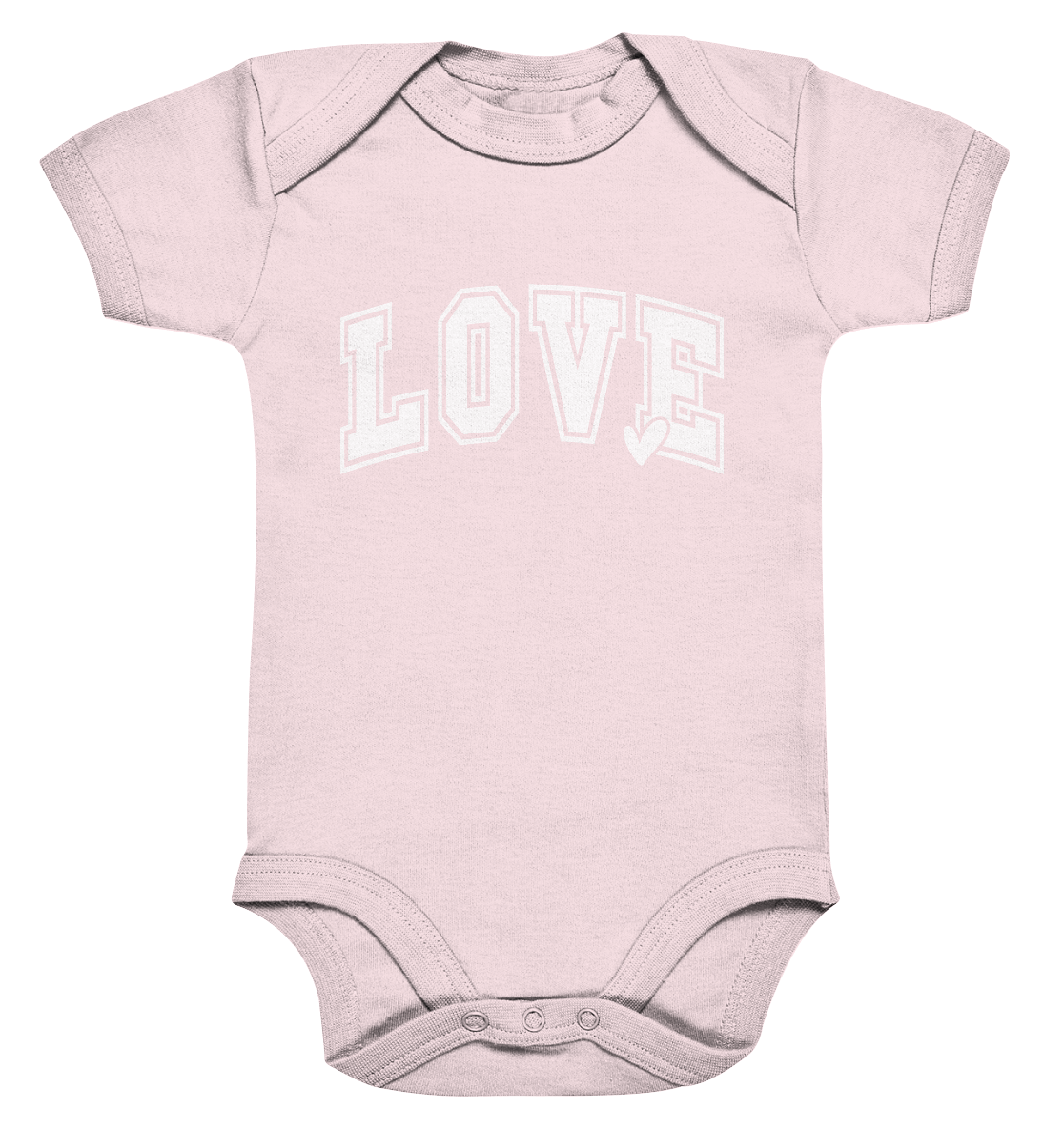 "Love" – das Design, das Herzen spricht! - Organic Baby Bodysuit