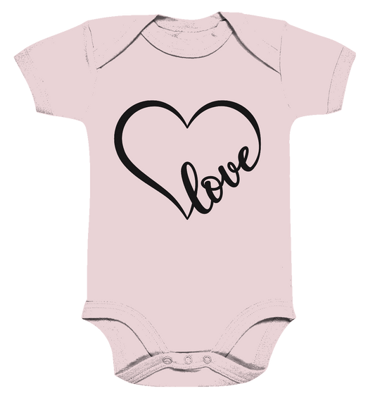 Love in Every Line - Organic Baby Bodysuit