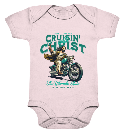 Eternal Road Trip – Cruisin' with Christ - Organic Baby Bodysuit