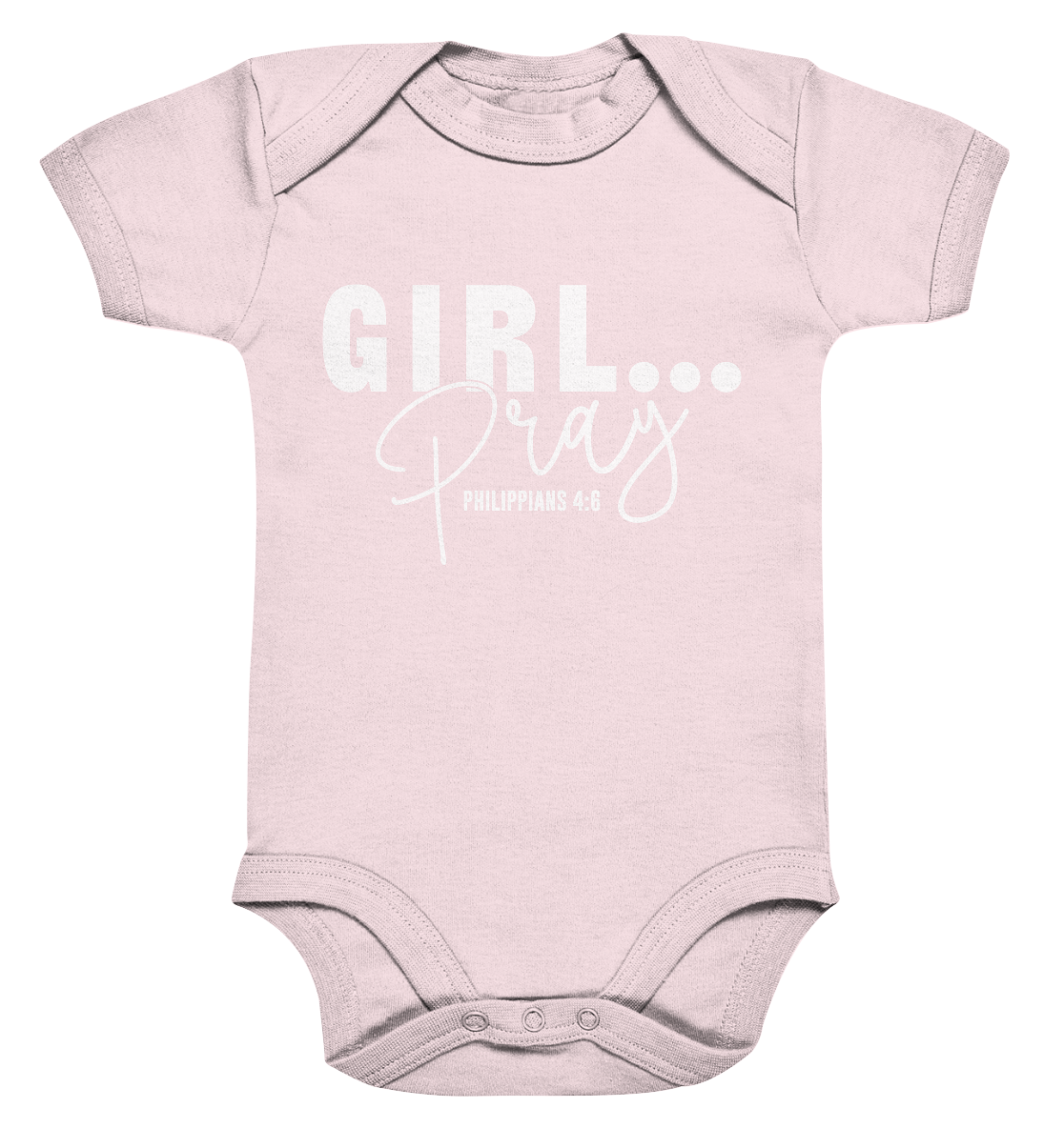 Girl. Pray. - Organic Baby Bodysuit