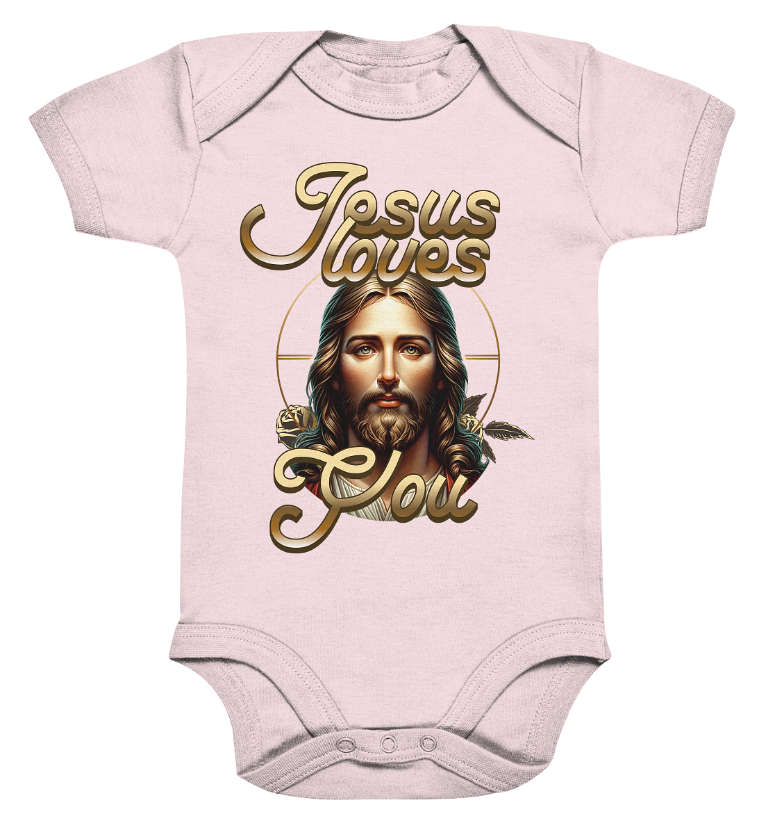 Jesus Loves You - Organic Baby Bodysuit