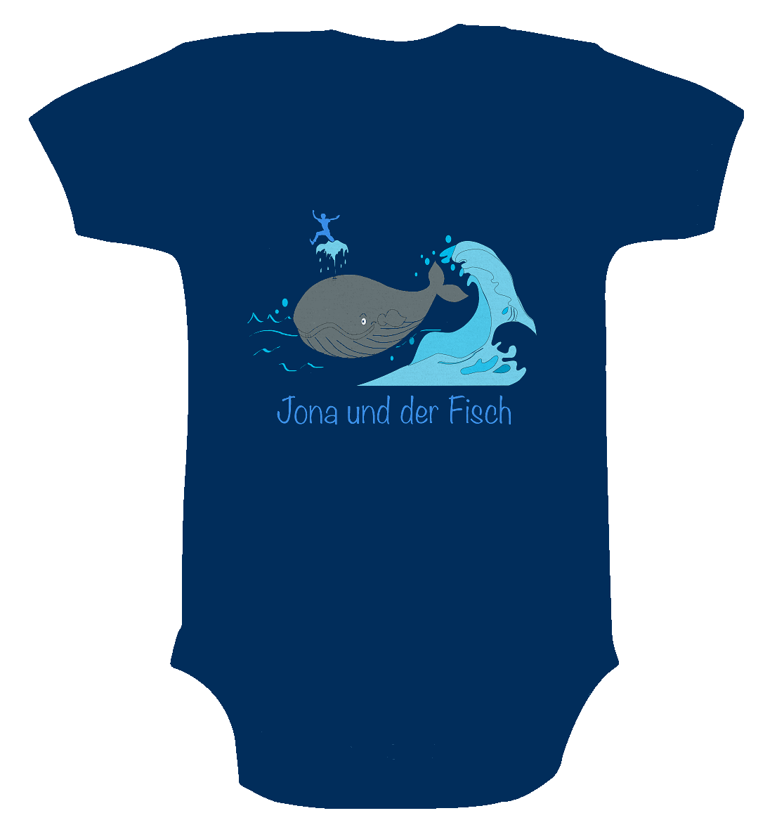 Jona und der Fisch - Organic Baby Bodysuite