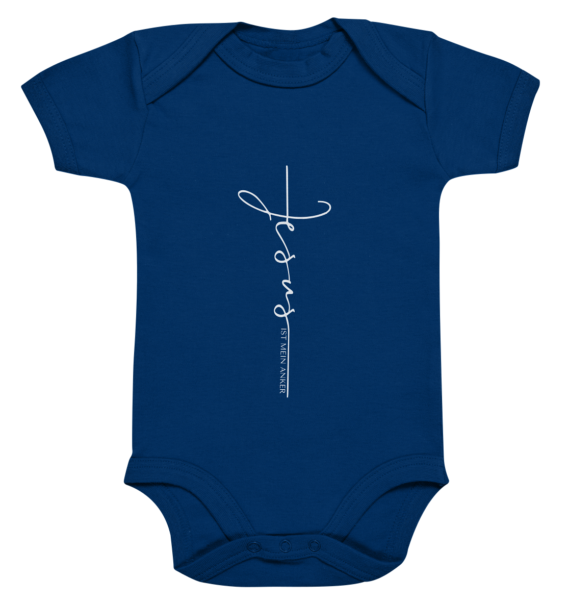 Jesus is my anchor - Organic Baby Bodysuite