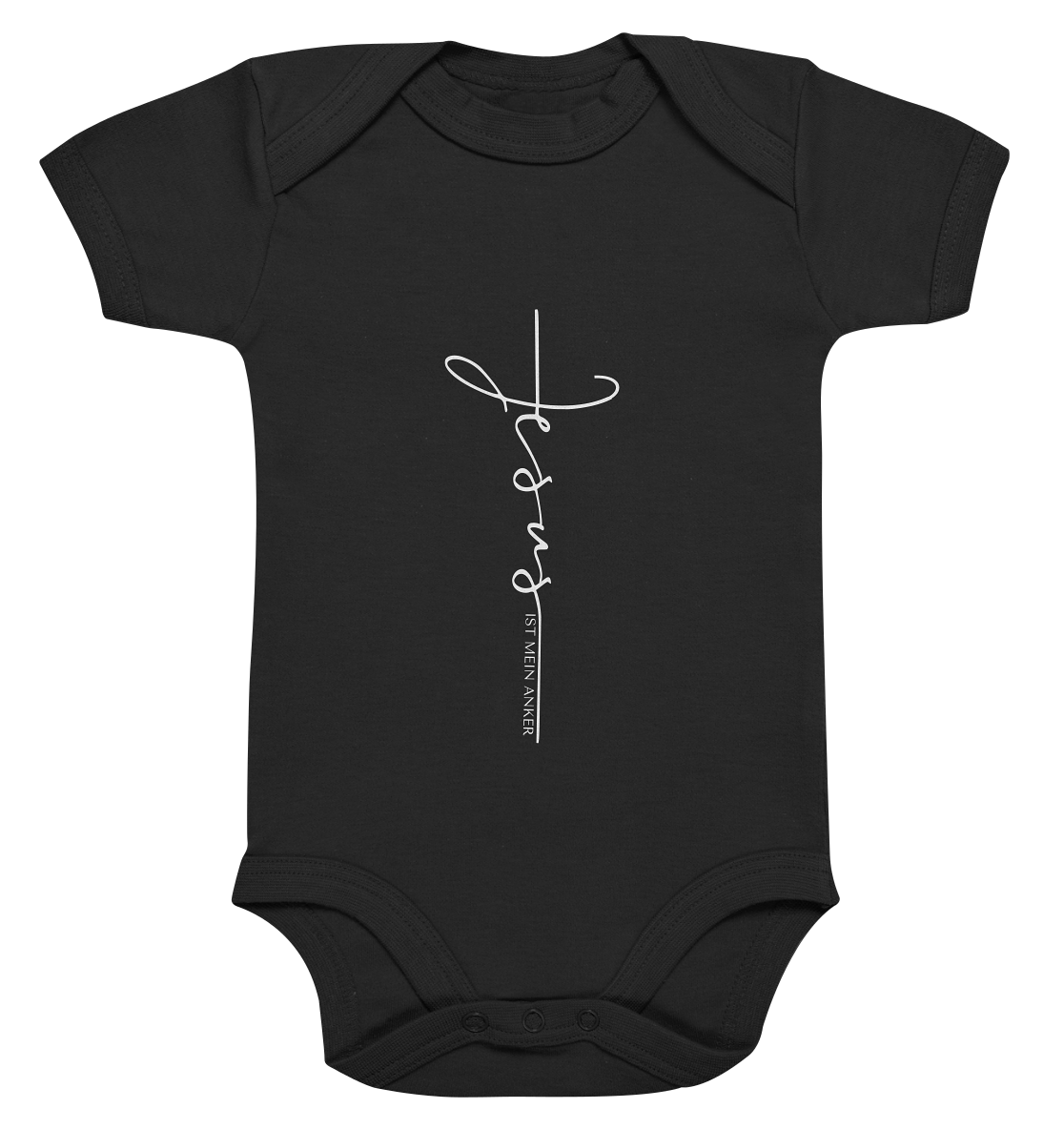 Jesus ist mein Anker - Organic Baby Bodysuite