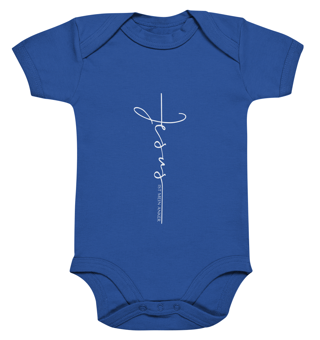 Jesus is my anchor - Organic Baby Bodysuite