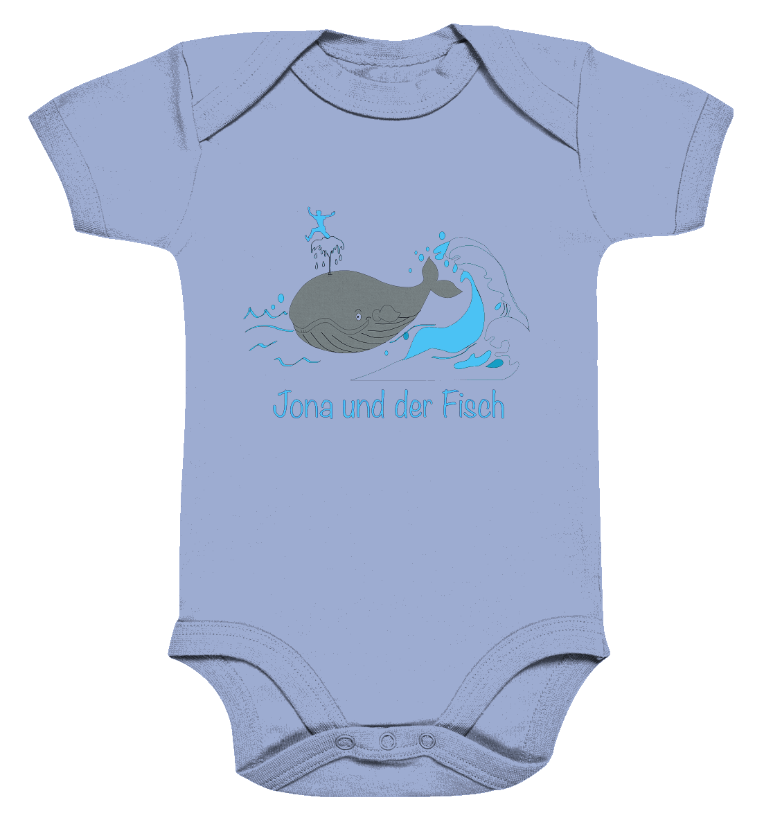 Jona und der Fisch - Organic Baby Bodysuite