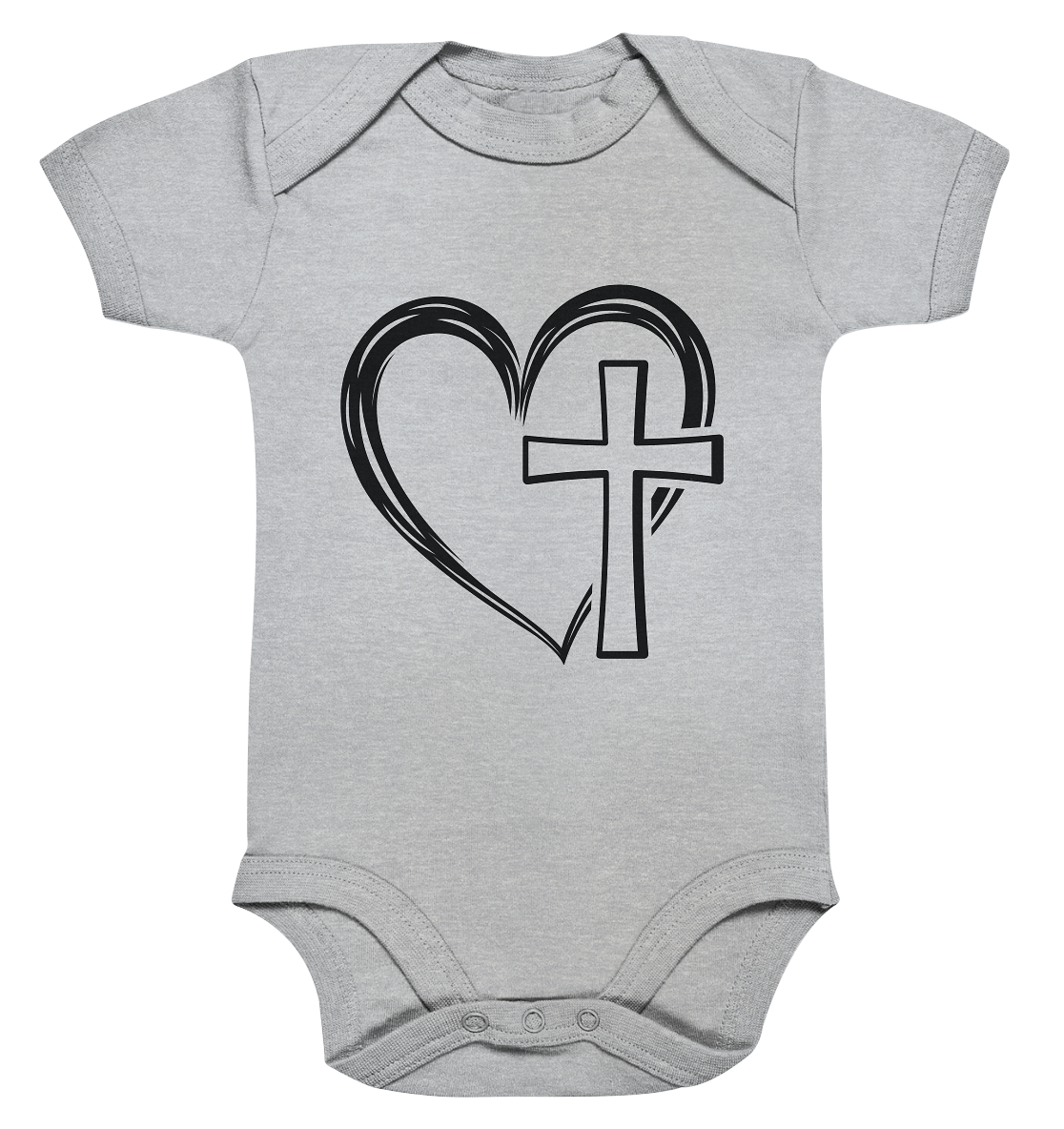 Herz & Kreuz Design - Organic Baby Bodysuite