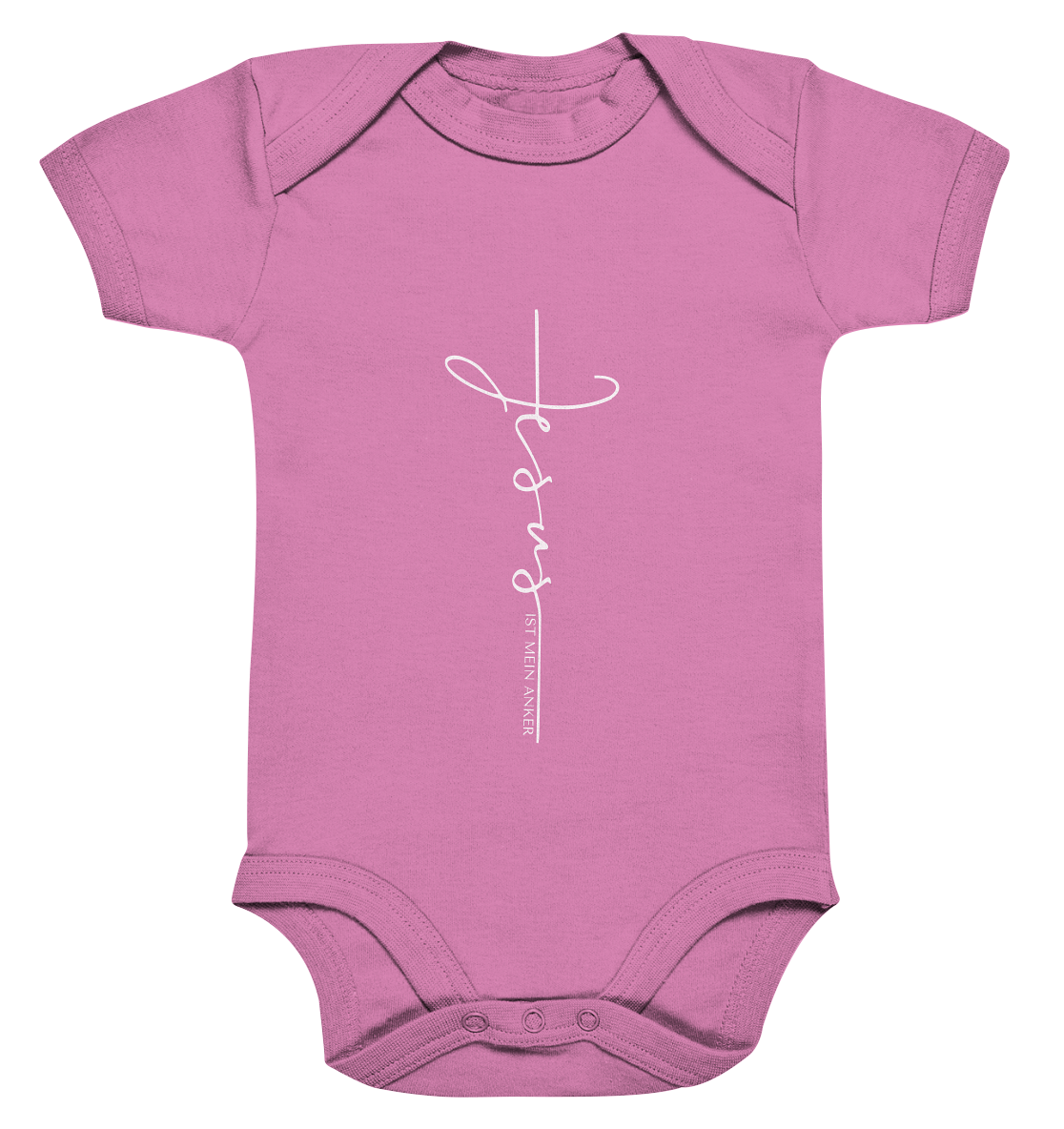 Jesus ist mein Anker - Organic Baby Bodysuite