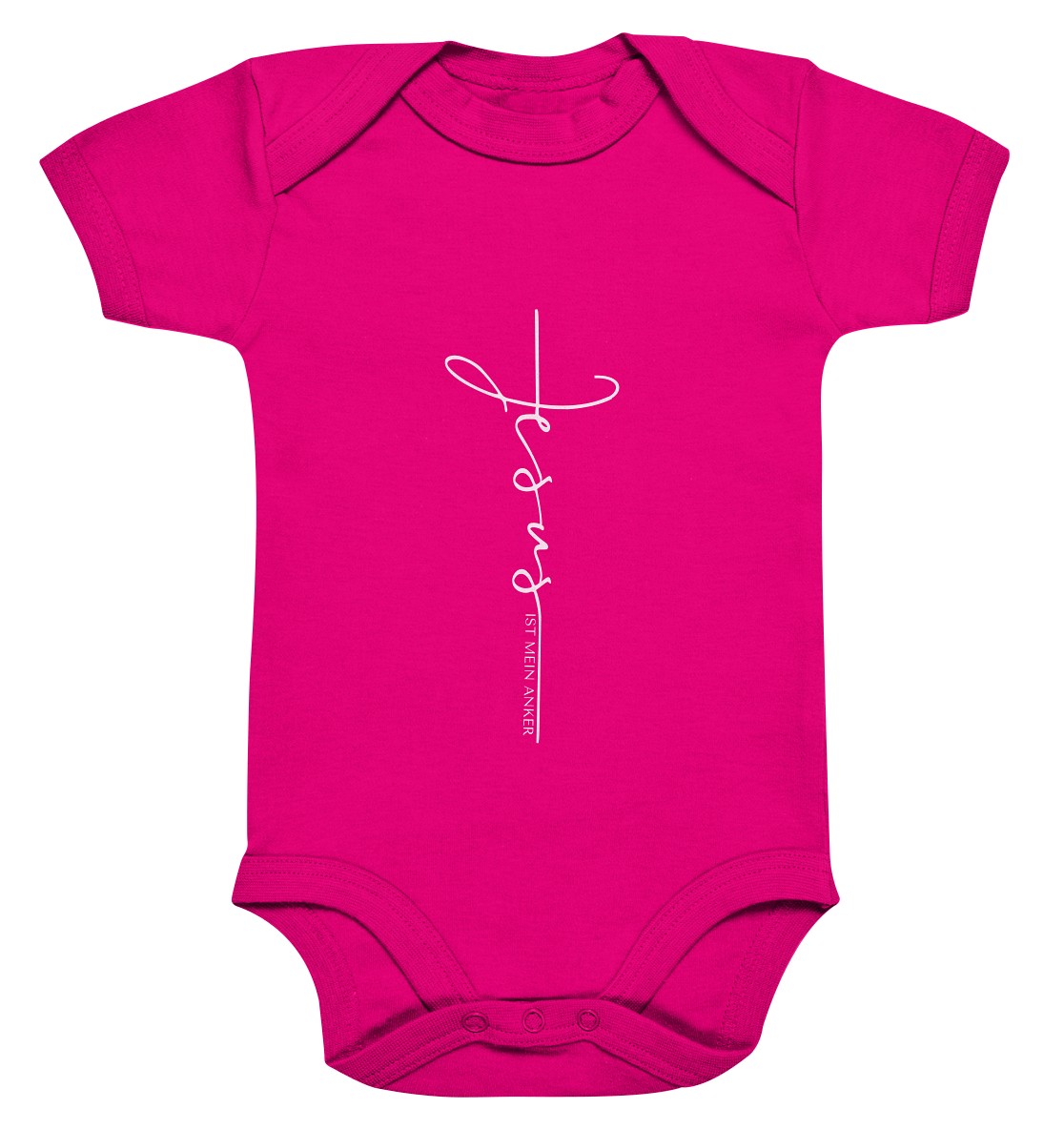 Jesus ist mein Anker - Organic Baby Bodysuite