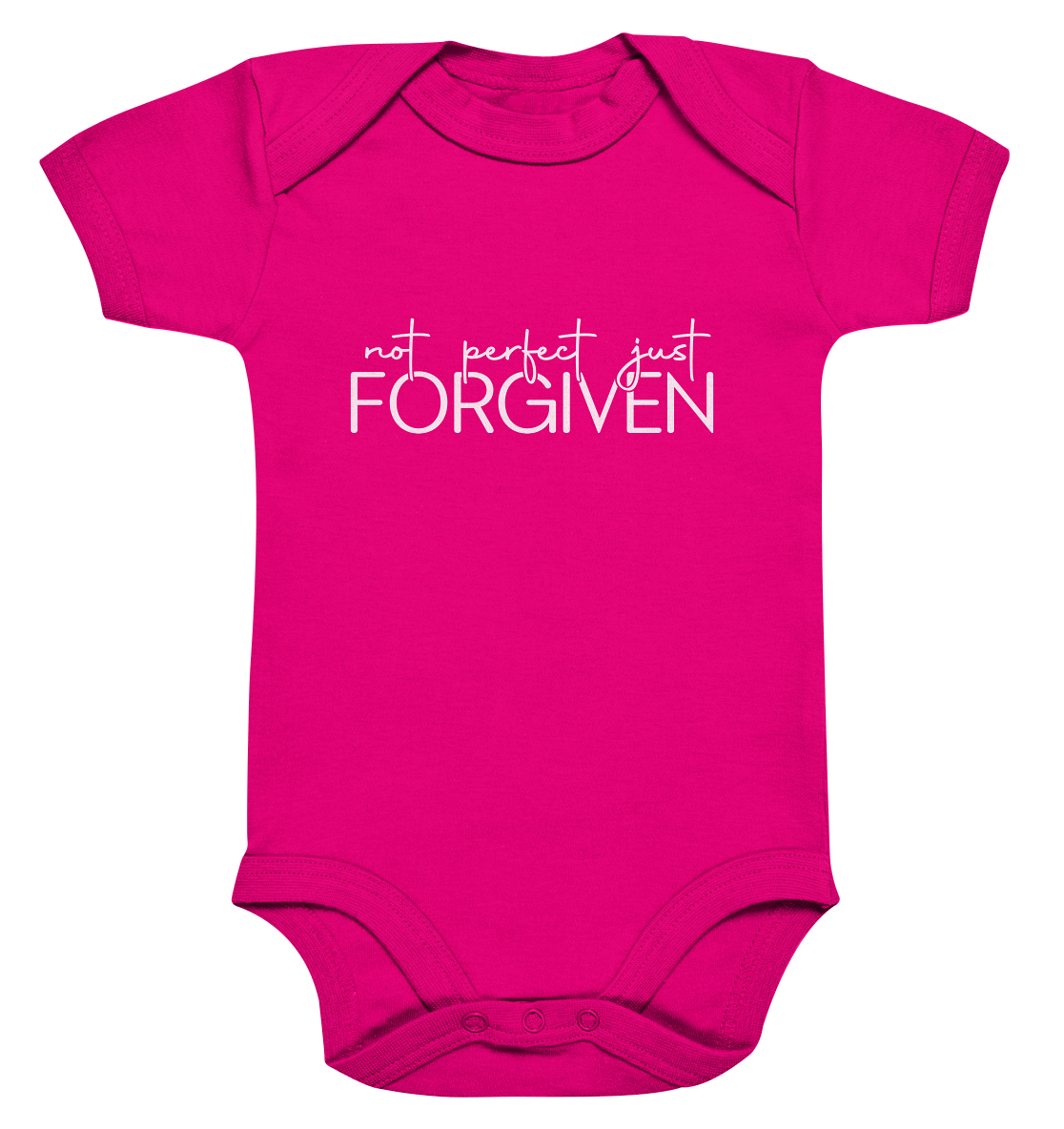 Not Perfect, Just Forgiven - Organic Baby Bodysuite