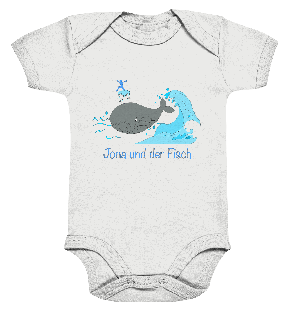 Jona und der Fisch - Organic Baby Bodysuite