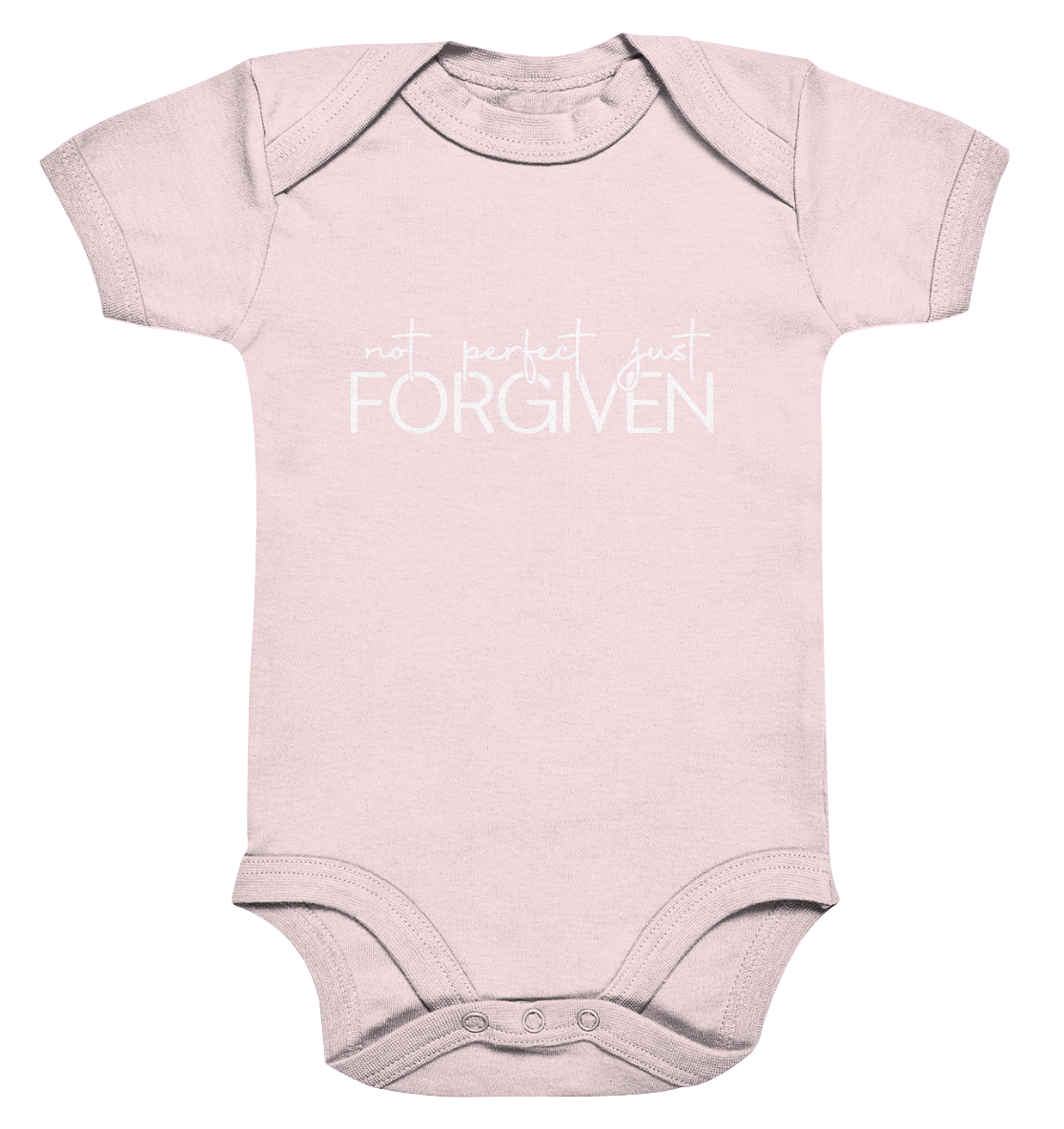 Not Perfect, Just Forgiven - Organic Baby Bodysuite