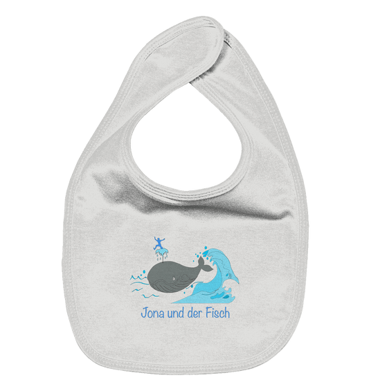 Jona und der Fisch - Organic Baby-Lätzchen