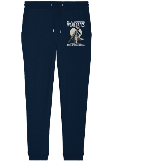 Mein Superheld trug ein Kreuz - Organic Jogger Pants