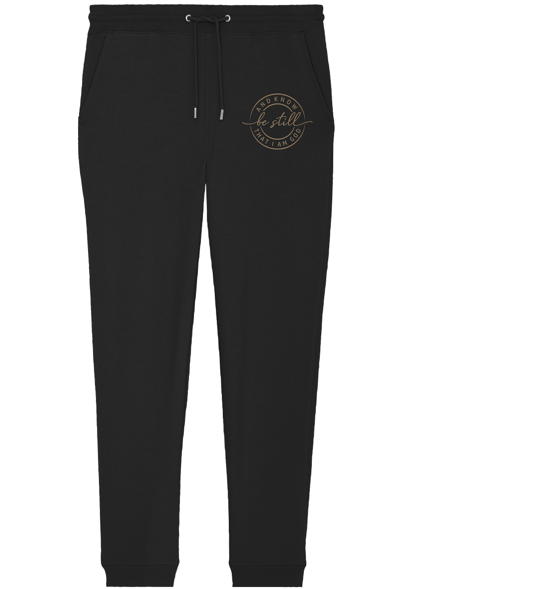 Sei still – und erkenne, dass ich Gott bin - Organic Jogger Pants