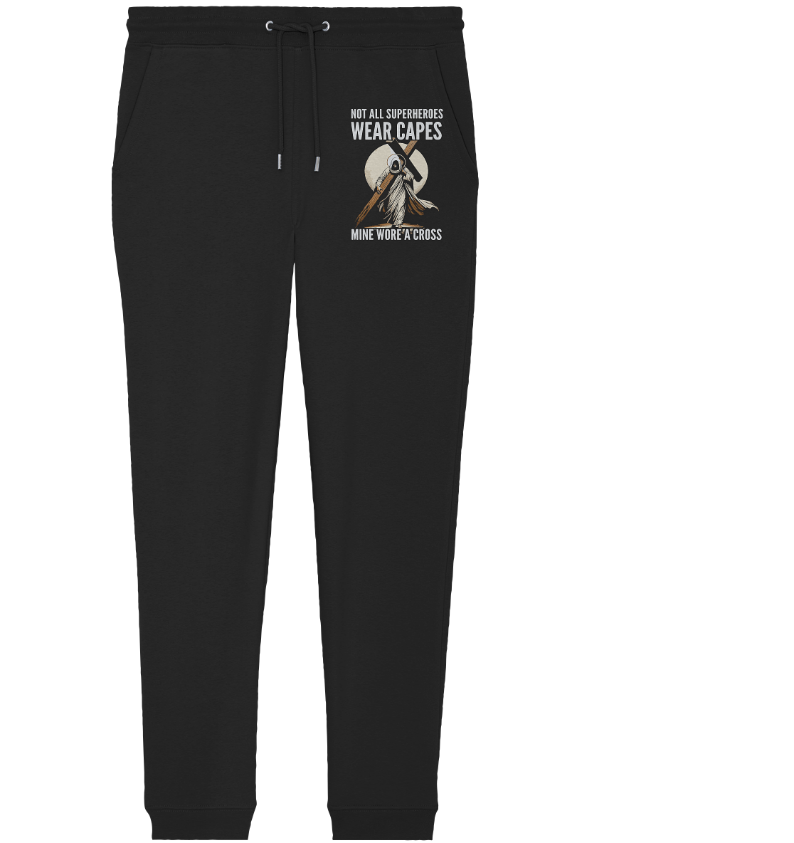 Mein Superheld trug ein Kreuz - Organic Jogger Pants