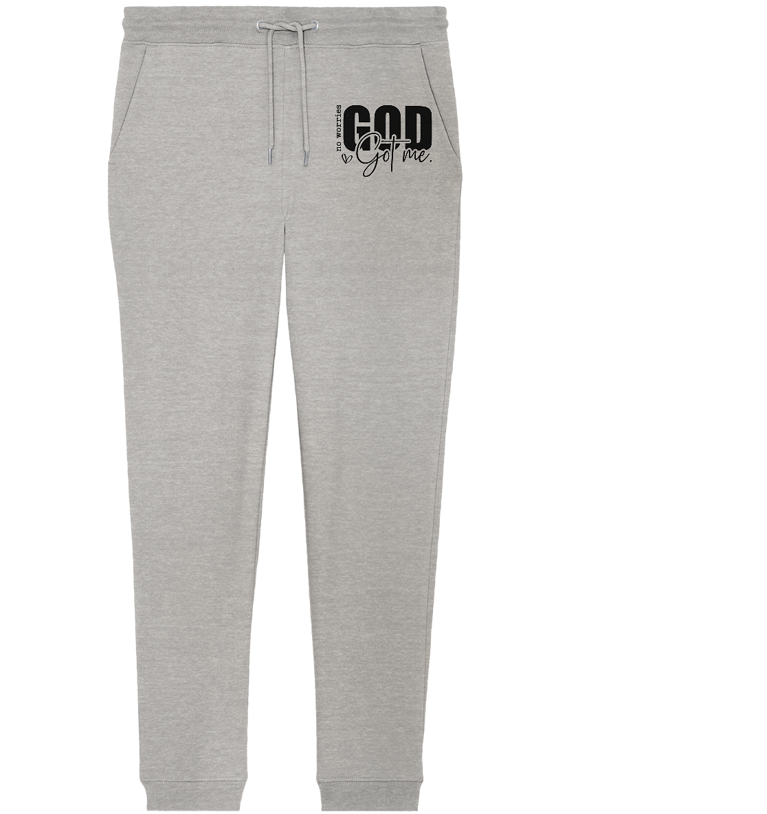 No worries, God is holding me tight - Organic Jogger Pants