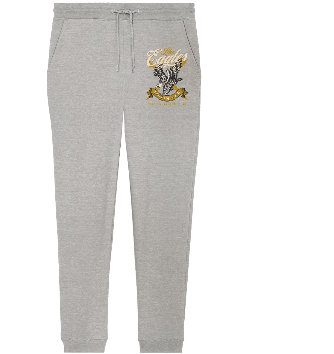 Sie werden fliegen wie Adler – Jesaja 40:31 - Organic Jogger Pants