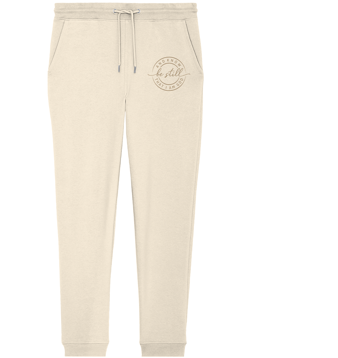 Sei still – und erkenne, dass ich Gott bin - Organic Jogger Pants