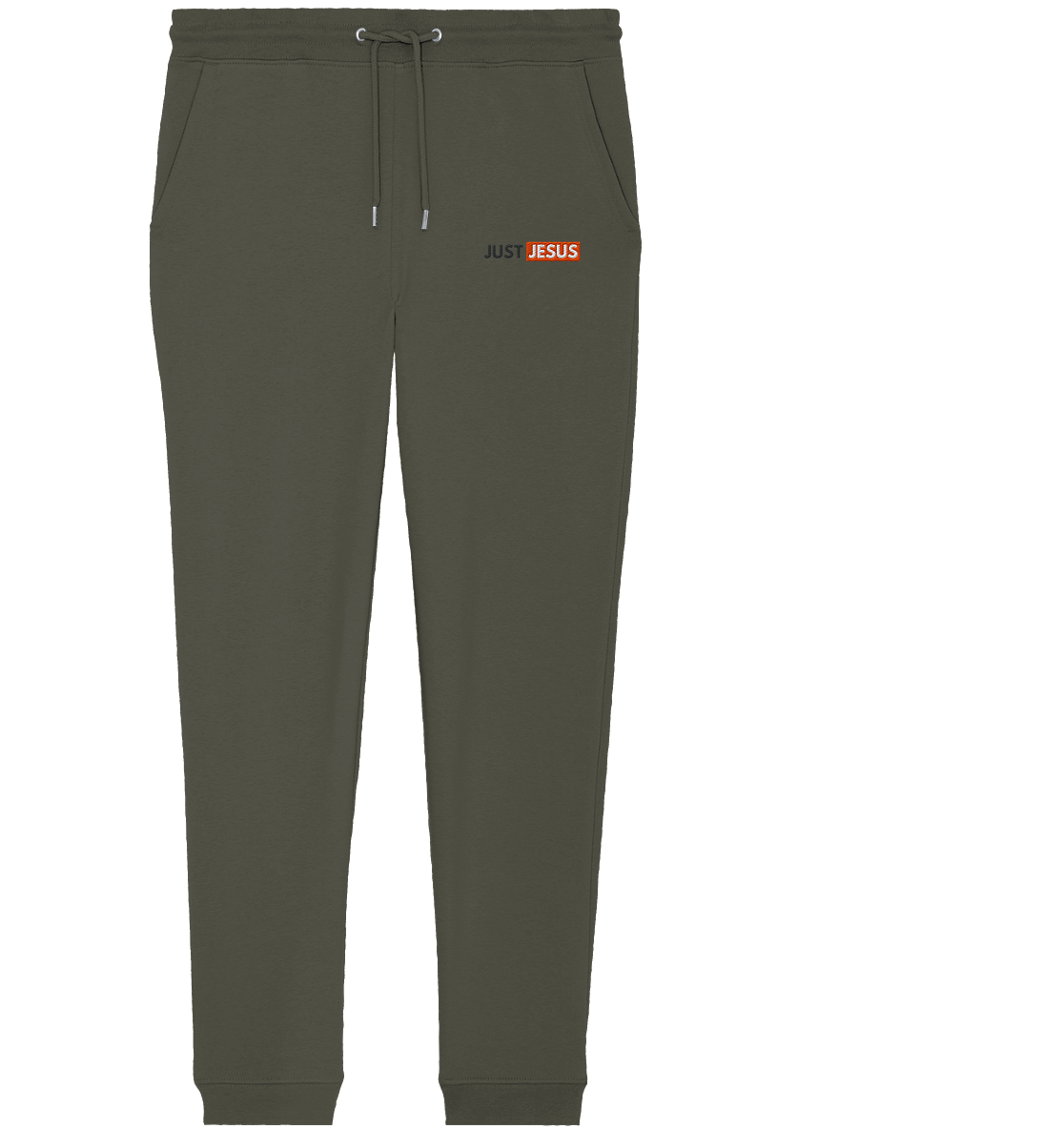 Just Jesus – Der Mittelpunkt unseres Glaubens (Stick) - Organic Jogger Pants (Stick)