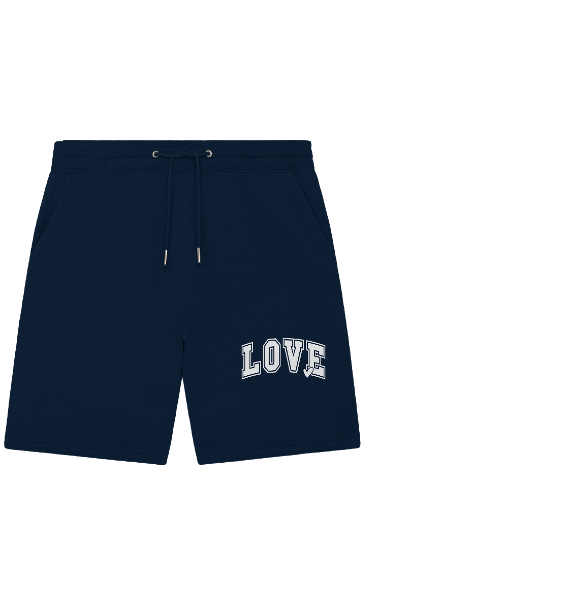 "Love" – das Design, das Herzen spricht! - Organic Jogger Shorts