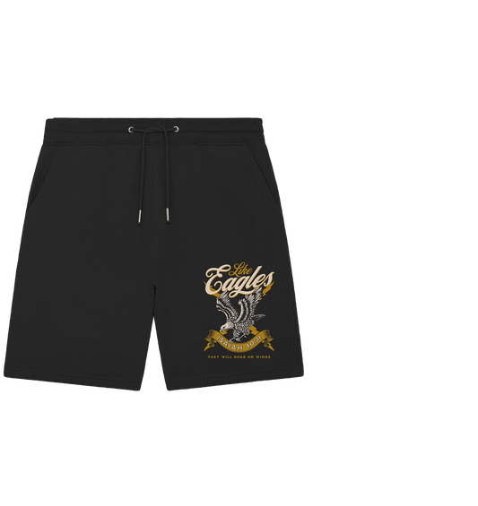 They will fly like eagles – Isaiah 40:31 - Organic Jogger Shorts