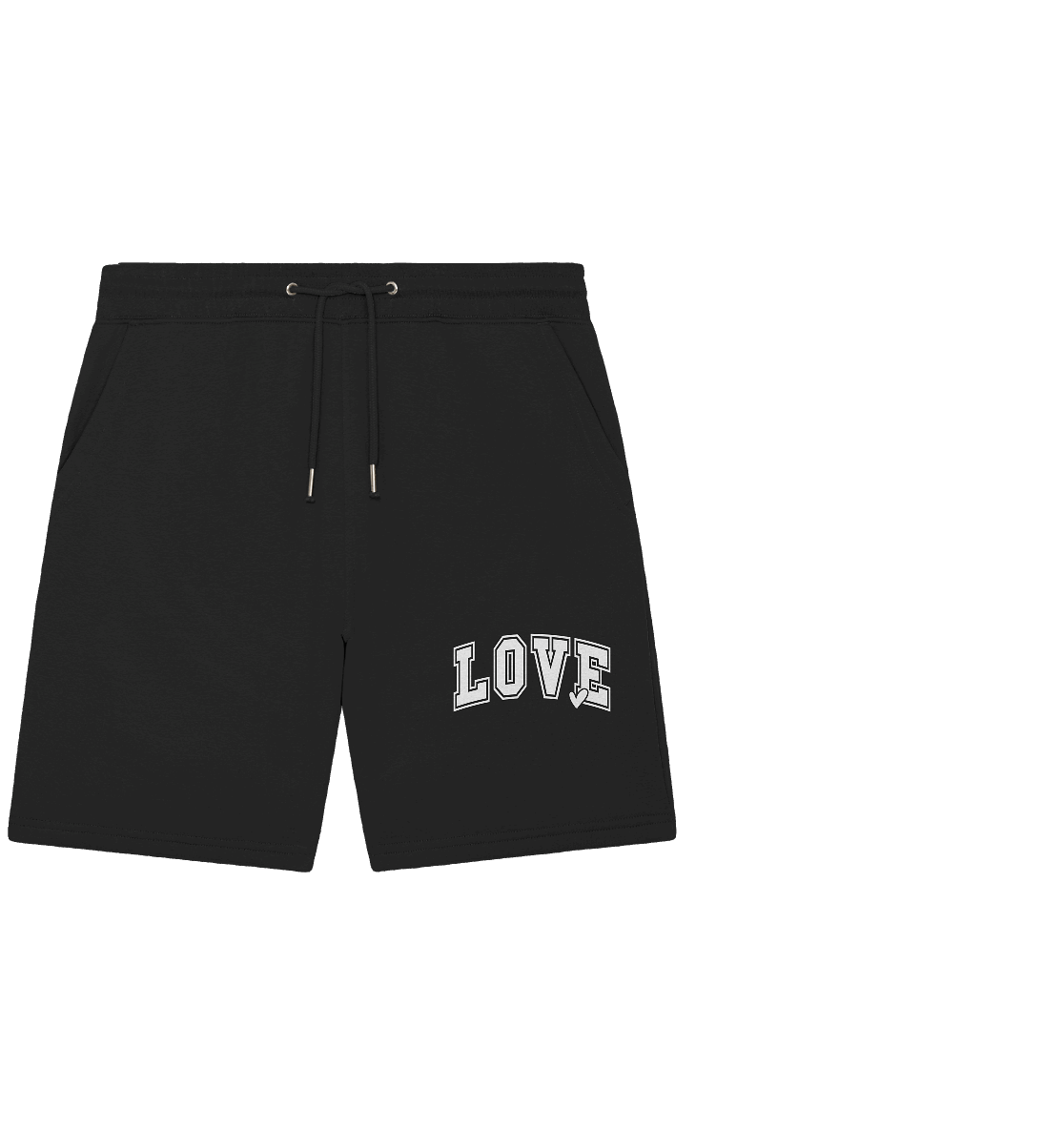 "Love" – das Design, das Herzen spricht! - Organic Jogger Shorts