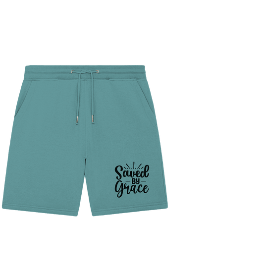 Saved by Grace – Dein Glaube, Dein Statement - Organic Jogger Shorts