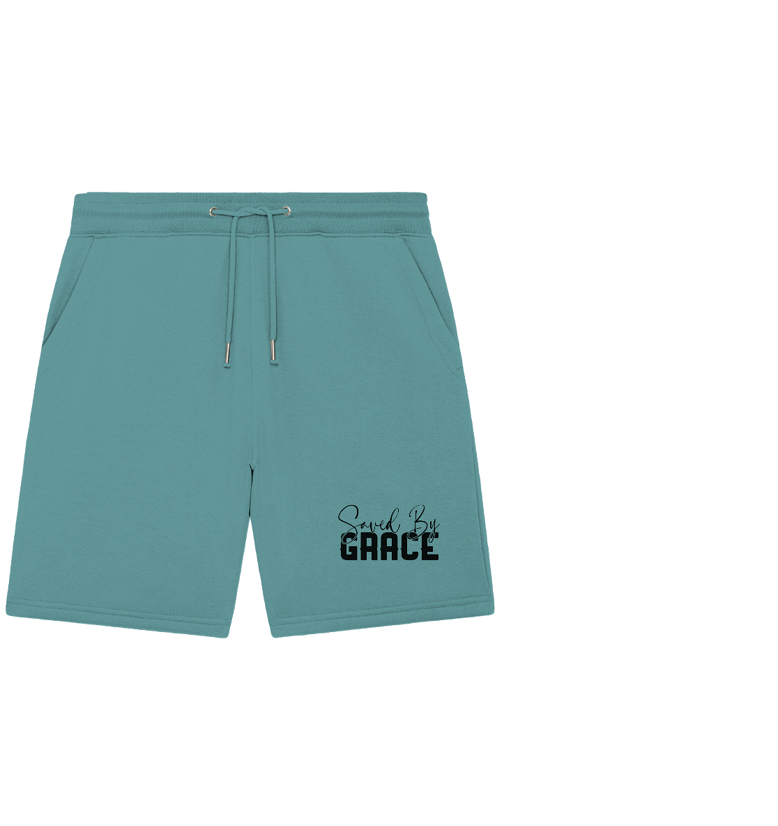 Saved by Grace – Ein kraftvolles Glaubensstatement - Organic Jogger Shorts