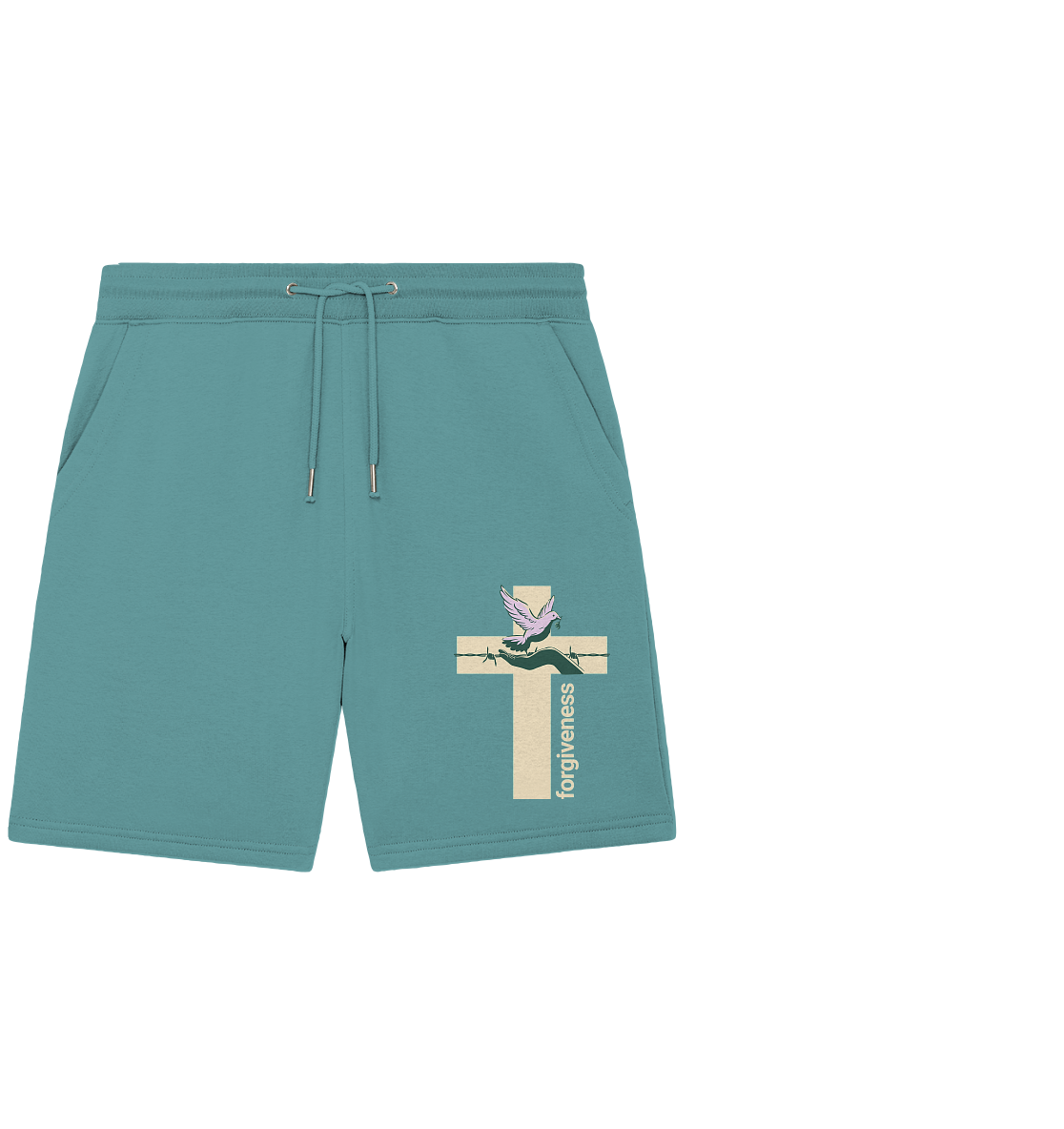 Vergebung – Ein Zeichen des Friedens - Organic Jogger Shorts