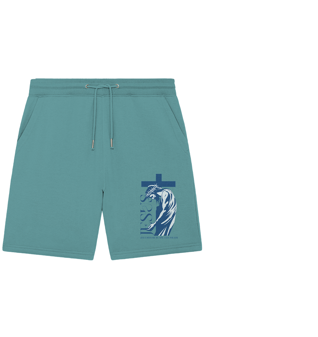 Für Ihn leben – Er starb für mich - Organic Jogger Shorts