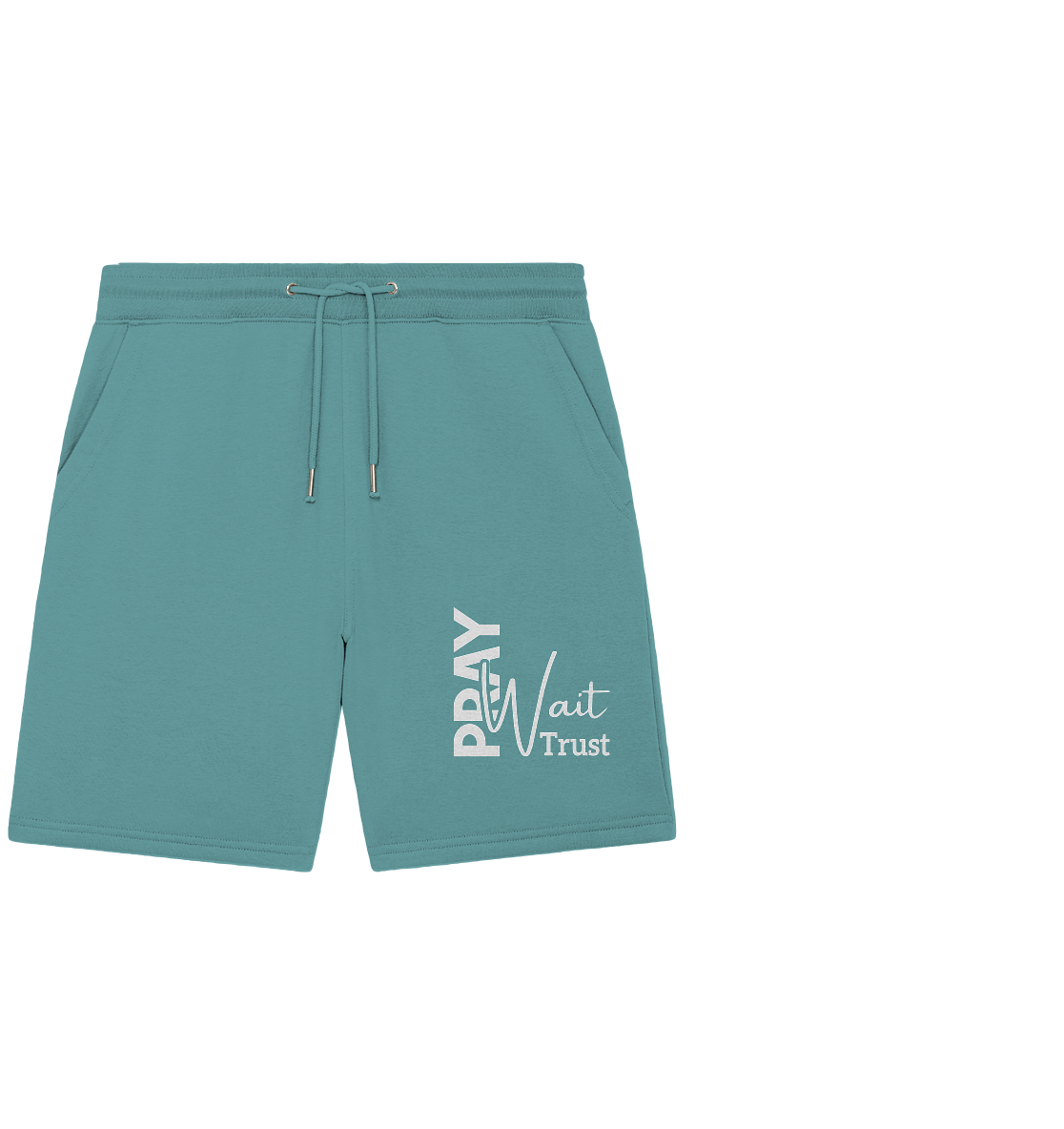 Pray. Wait. Trust. - Organic Jogger Shorts