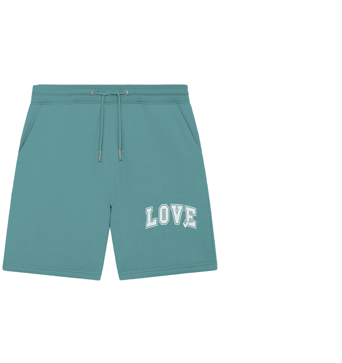 "Love" – das Design, das Herzen spricht! - Organic Jogger Shorts